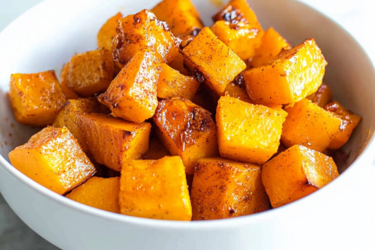 Deliciosa calabaza asada con canela y miel