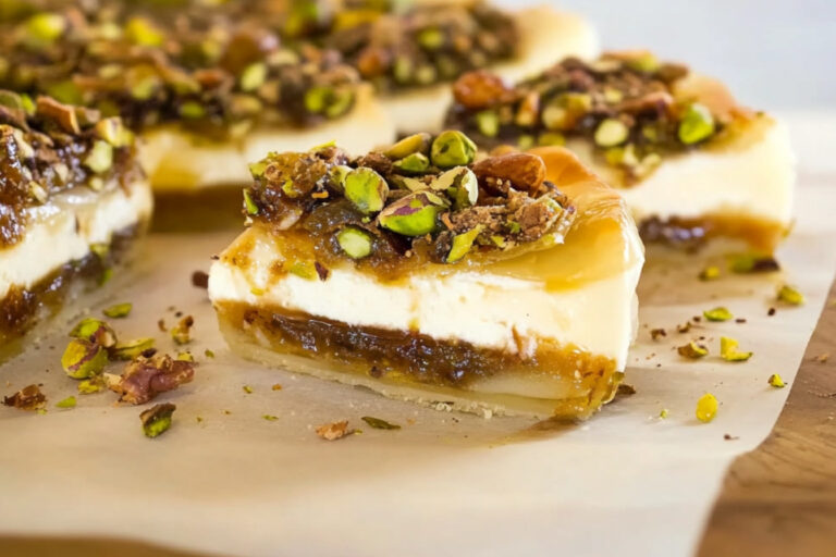 Deliciosa combinación: Baklava y cheesecake irresistibles