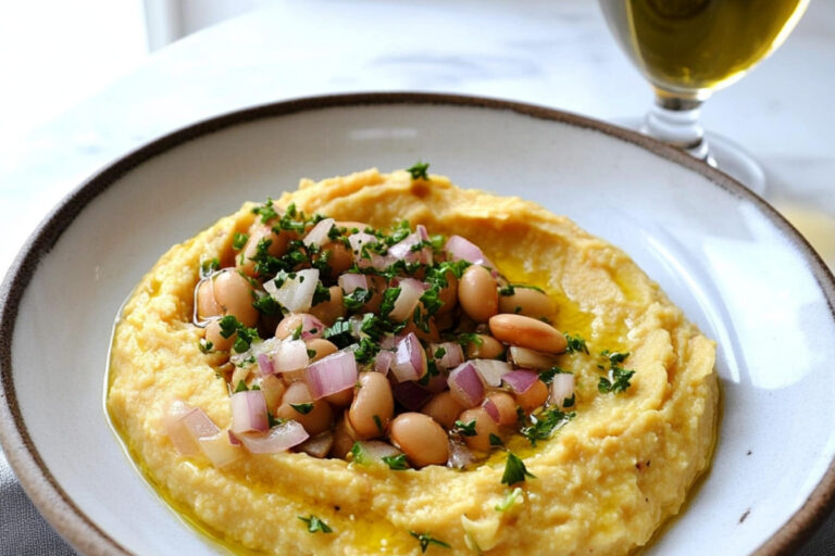 Deliciosa fava de Constantin Notos en minutos