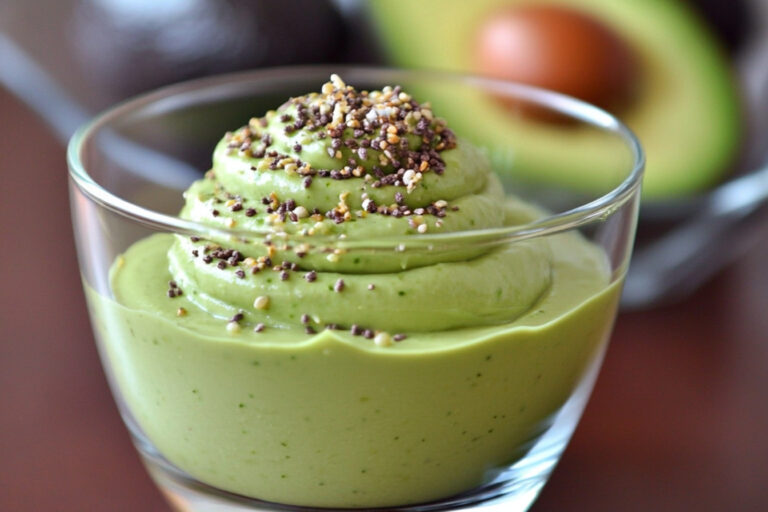 Deliciosa mousse de aguacate en minutos