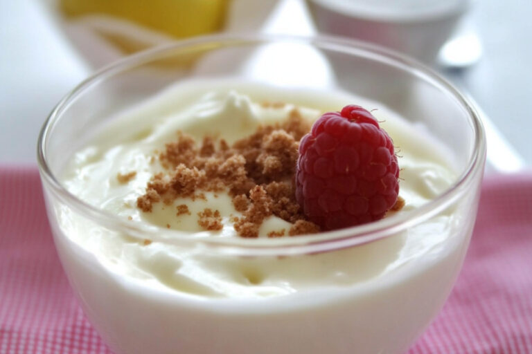 Deliciosa mousse de queso en minutos