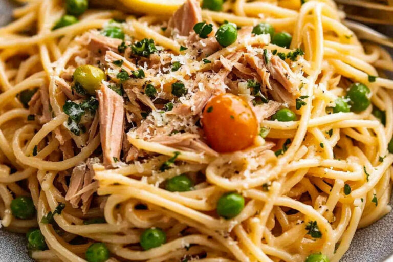 Deliciosa pasta con atún en menos de 30 minutos