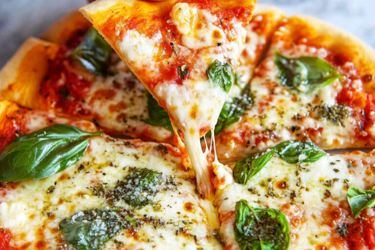 Deliciosa pizza Margherita en casa fácilmente