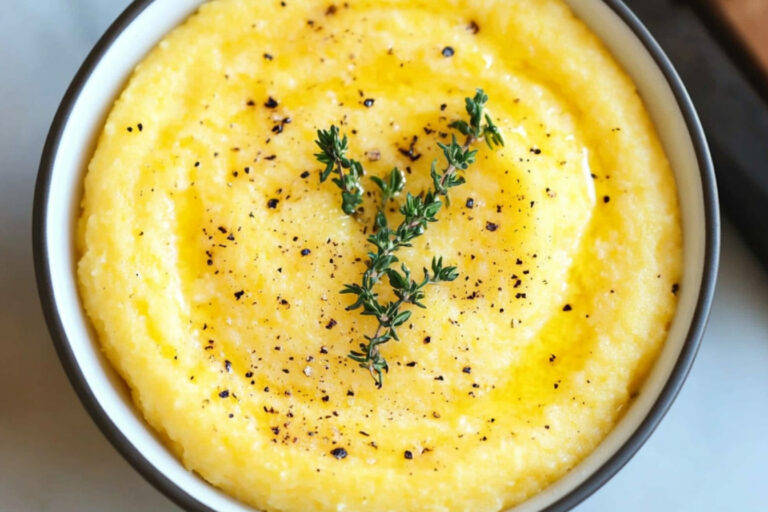 Deliciosa polenta cremosa en minutos
