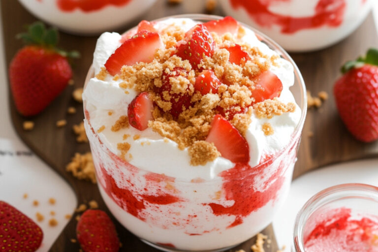 Deliciosa receta de McFlurry de fresa crujiente