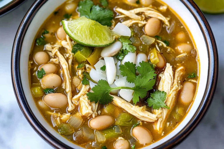 Deliciosa receta de chili blanco con pollo