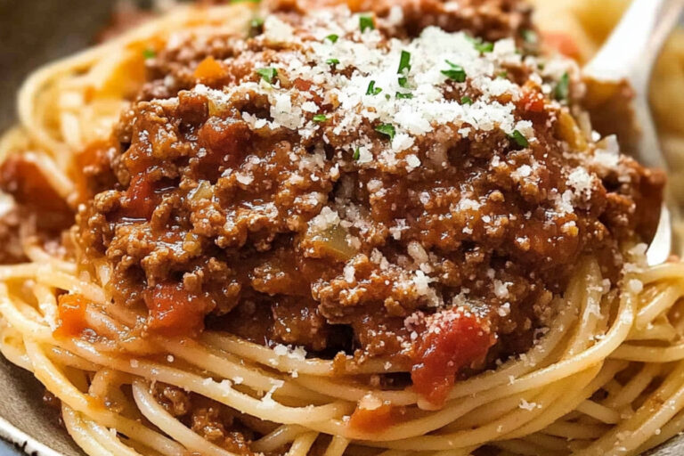 Deliciosa receta de espagueti a la boloñesa