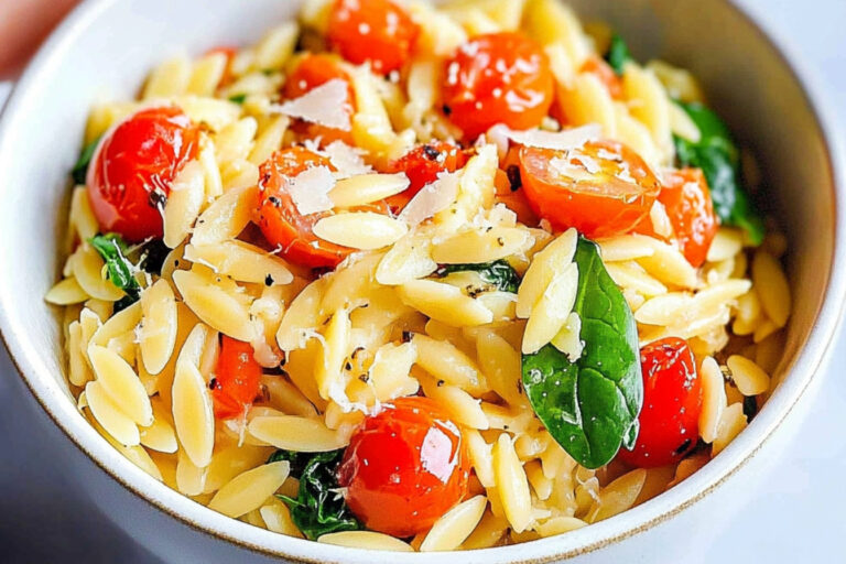 Deliciosa receta de orégano con pasta orzo