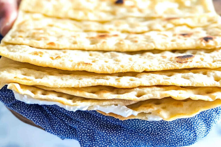 Deliciosa receta de pan plano en minutos