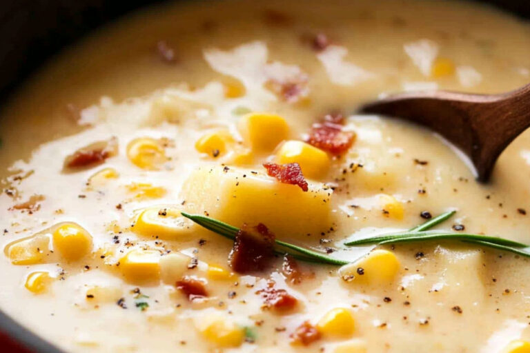 Deliciosa sopa de maíz para disfrutar en casa