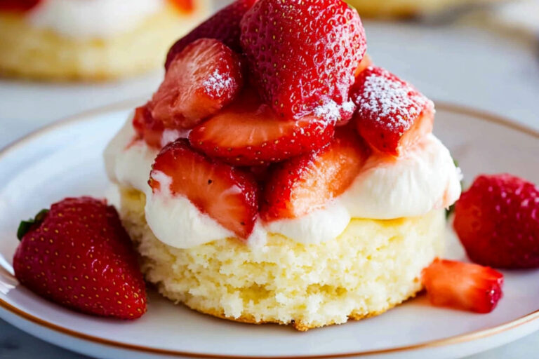 Deliciosa tarta de fresas fácil y rápida