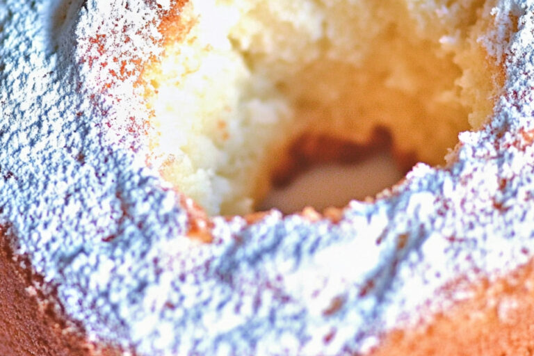 Deliciosa torta de ángel de limón ligera