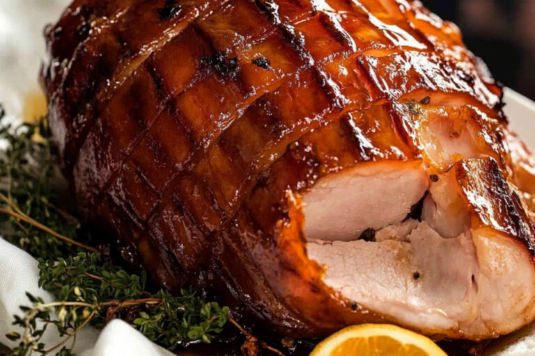 Deliciosa y Fácil Comida: Jamón Glaseado con Miel