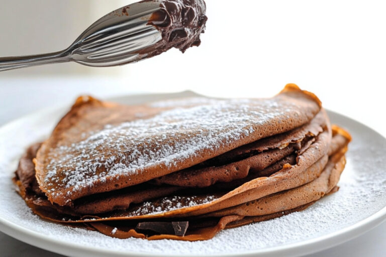 Deliciosas Crêpes de Chocolate para Disfrutar