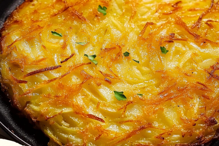 Deliciosas Rosti de Papa Crujientes al Horno