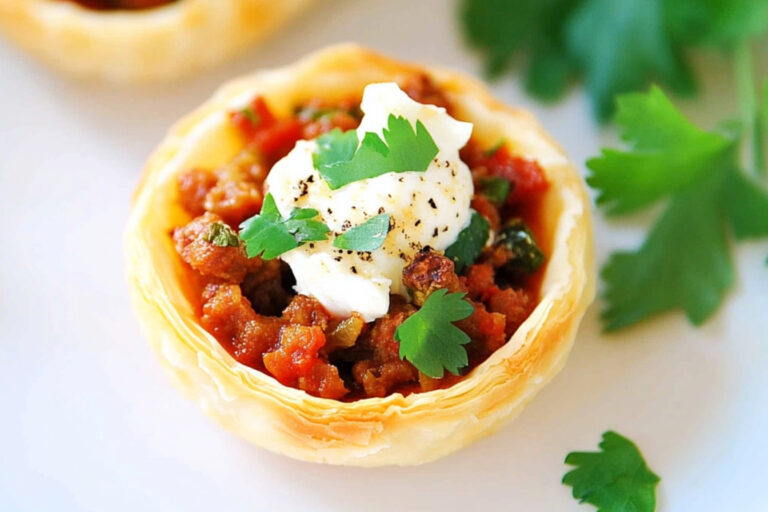 Deliciosas Tartaletas de Chorizo Miniatura para Sorprender