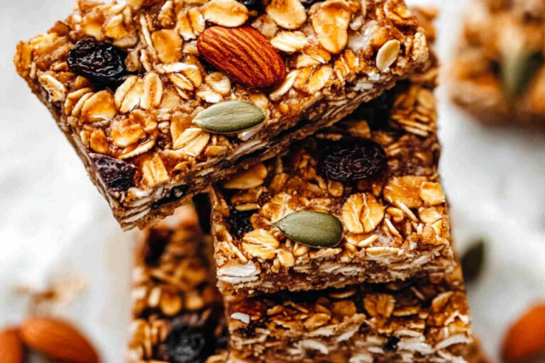¡Deliciosas barras de muesli crujientes en casa!