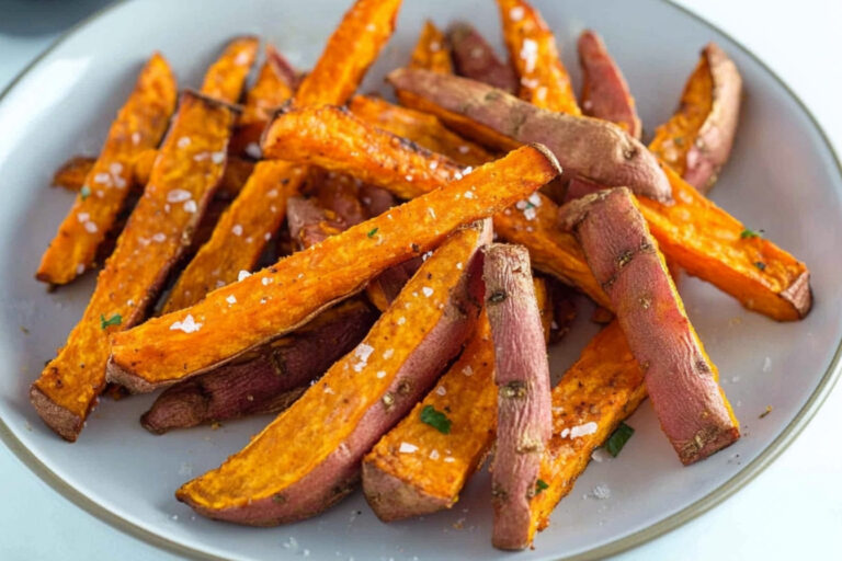 Deliciosas batatas fritas al horno en minutos