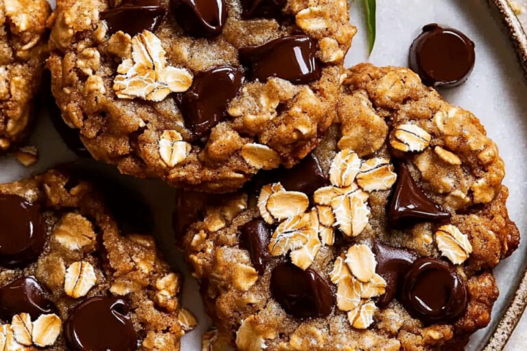 Deliciosas galletas de chocolate con mantequilla dorada