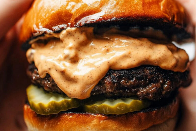 Deliciosas hamburguesas con salsa casera irresistible