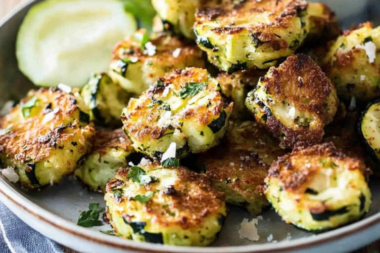 Deliciosas tortitas de calabacín griego al horno