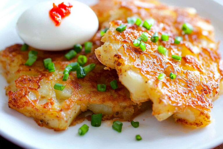 Deliciosas tortitas de papa con especias