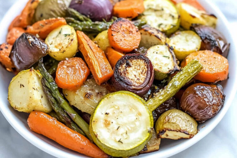 Deliciosas verduras asadas al horno en minutos