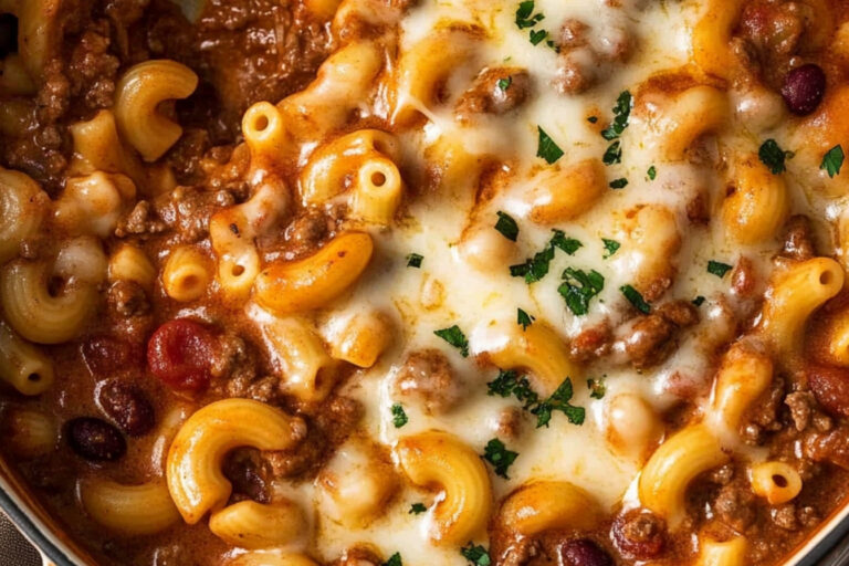 Delicioso Chili Mac con Queso en Una Olla