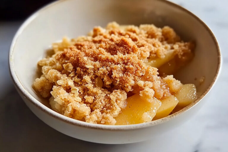 Delicioso Crumble de Manzana Fácil y Rápido