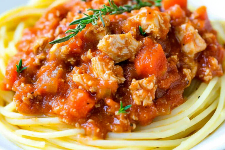 Delicioso Ragu de Pollo Fácil y Rápido