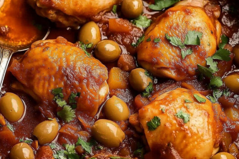 Delicioso Tajín de Pollo con Sabor Arabe