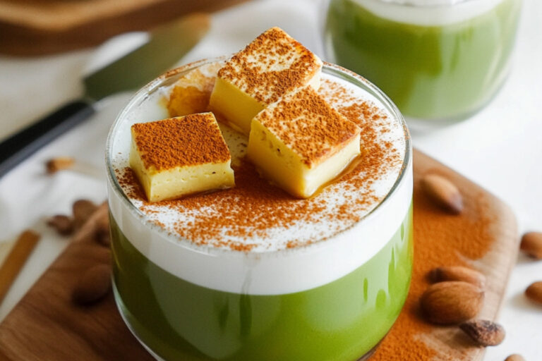 Delicioso Tostada Francesa con Toque de Matcha
