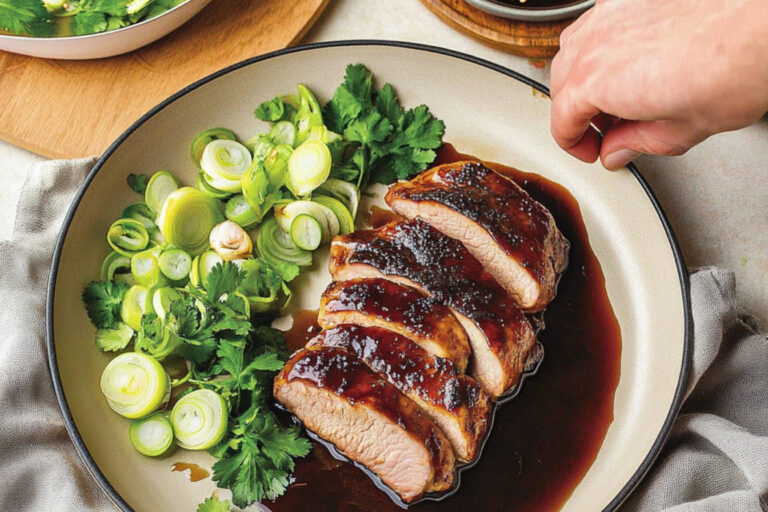 Delicioso cerdo hoisin en menos de 30 minutos