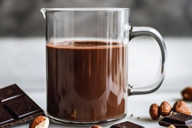 Delicioso chocolate caliente en minutos