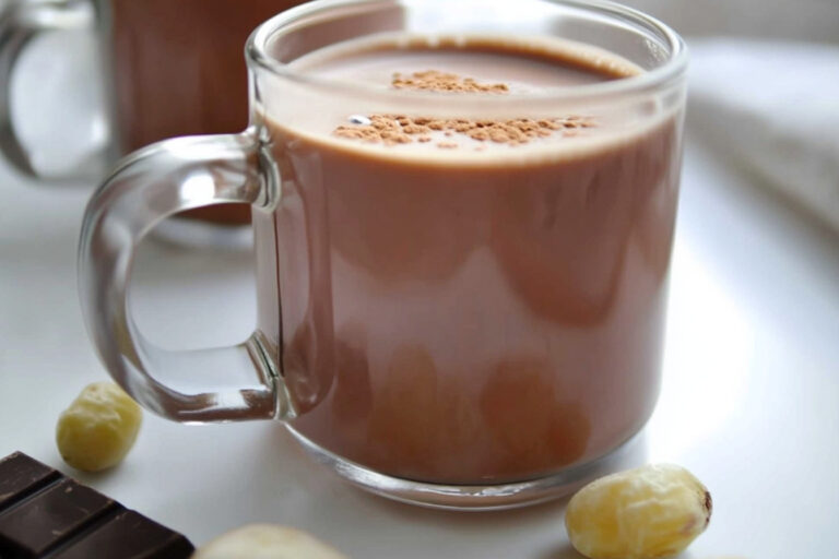 Delicioso chocolate caliente vegetal en minutos