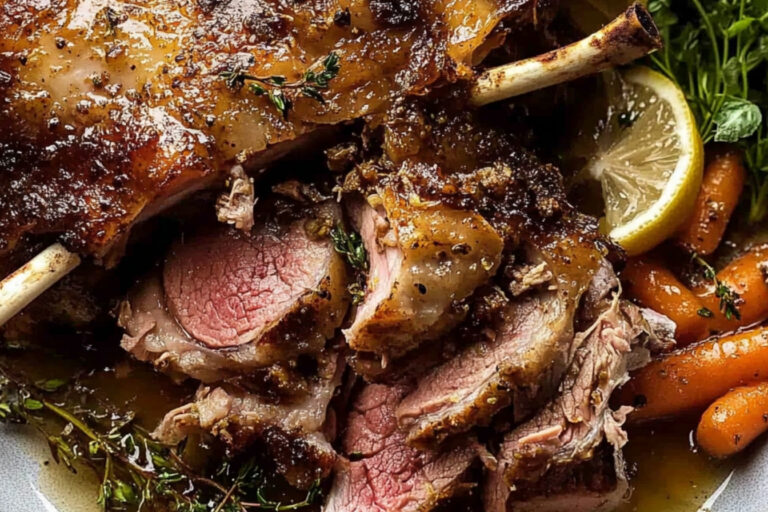 Delicioso cordero asado a la perfección en 12 horas