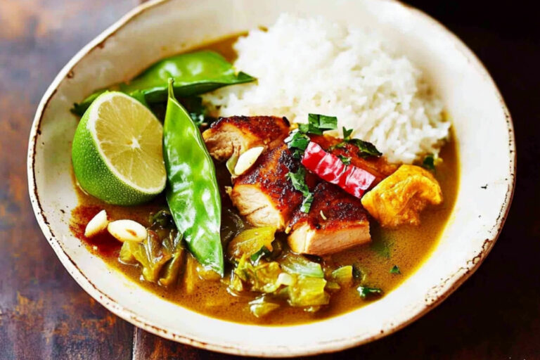 Delicioso curry de pavo con sobras
