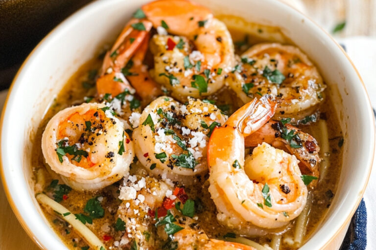 Delicioso escampi de camarones en 20 minutos