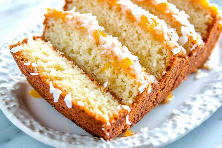 Delicioso pan de naranja y coco para disfrutar