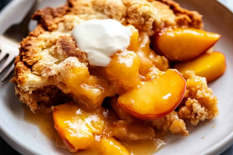 Delicioso pastel de durazno que encanta a todos
