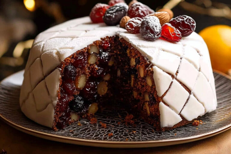 Delicioso pastel navideño fácil y jugoso