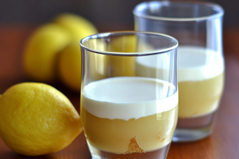 Delicioso posset de limón en minutos