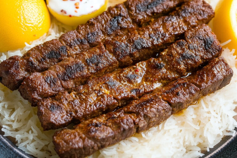 Deliciosos Kebabs de Res Koobideh Caseros