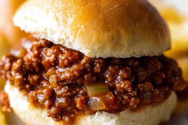 Deliciosos Sloppy Joes: Rápido y Satisfactorio