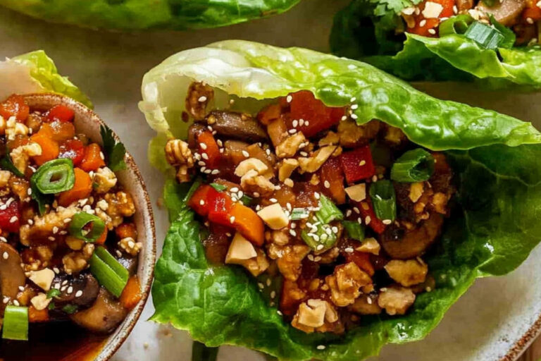 Deliciosos Wraps Vegetarianos de Lechuga ¡Prueba Ya!