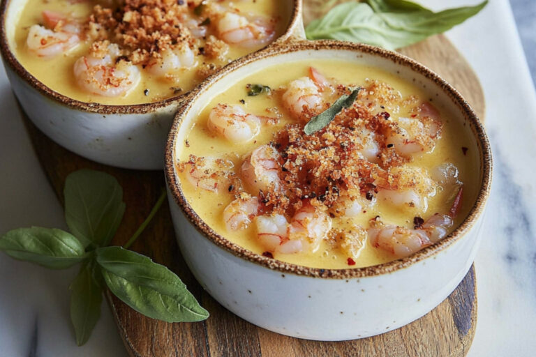 Deliciosos camarones marrones al estilo Mary Berry