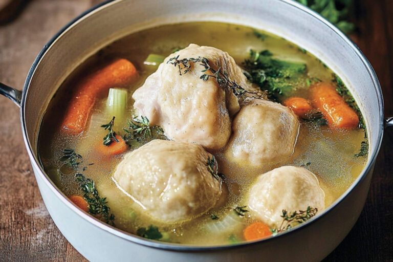 Deliciosos dumplings de pollo al estilo épico
