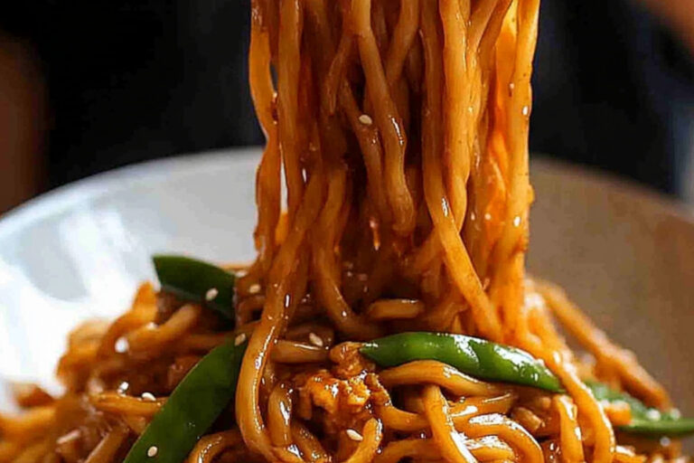 Deliciosos fideos de soja al estilo supremo