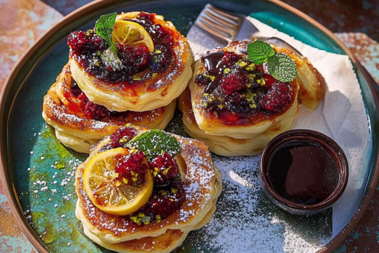 Deliciosos giros de hojaldre cítrico
