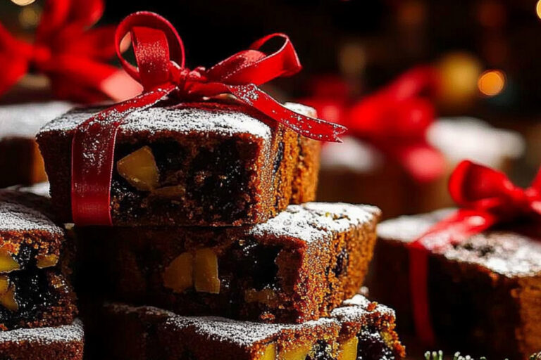 Deliciosos mini pasteles navideños para regalar